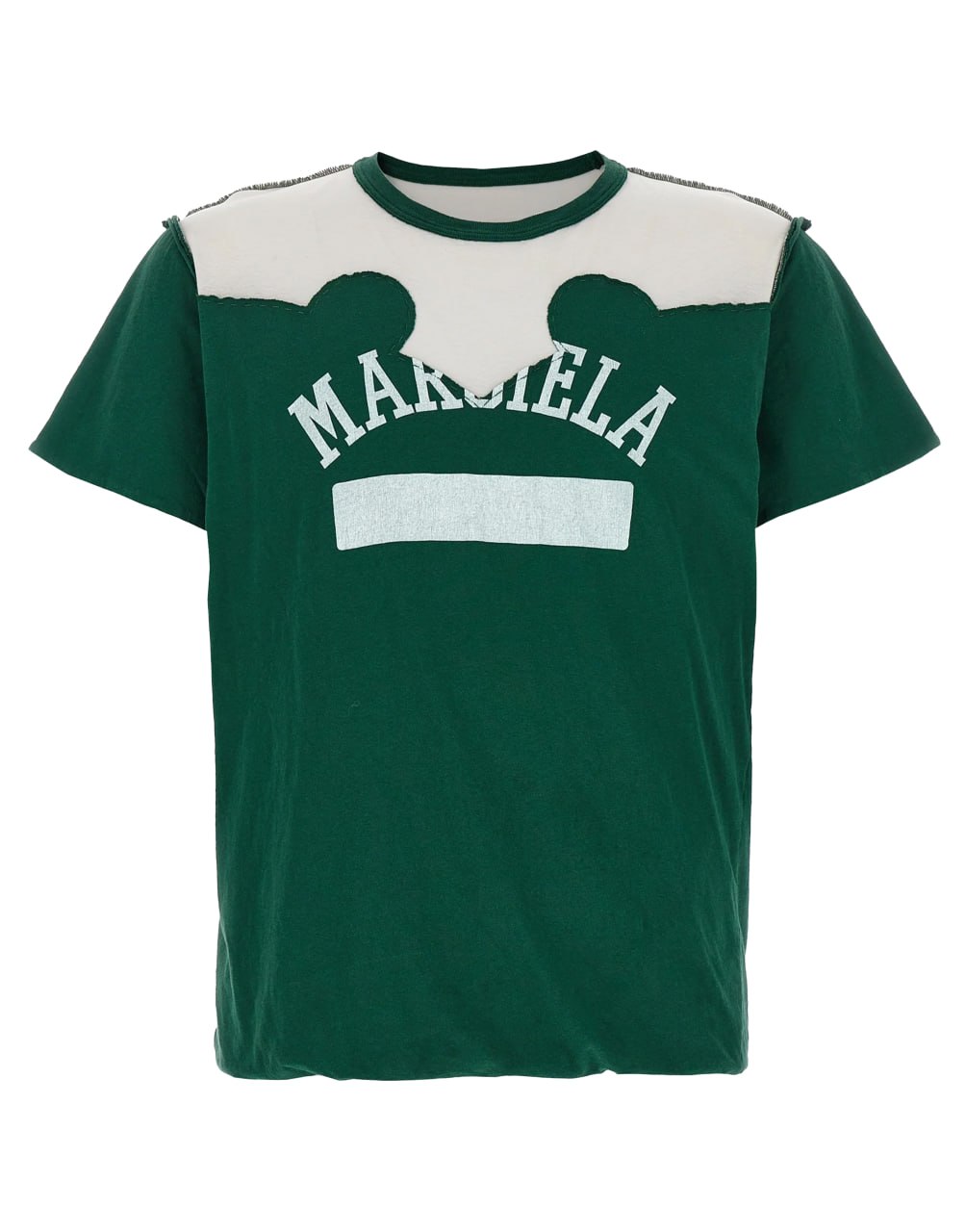 MAISON MARGIELA DÉCORTIQUÉ T-SHIRT GREEN