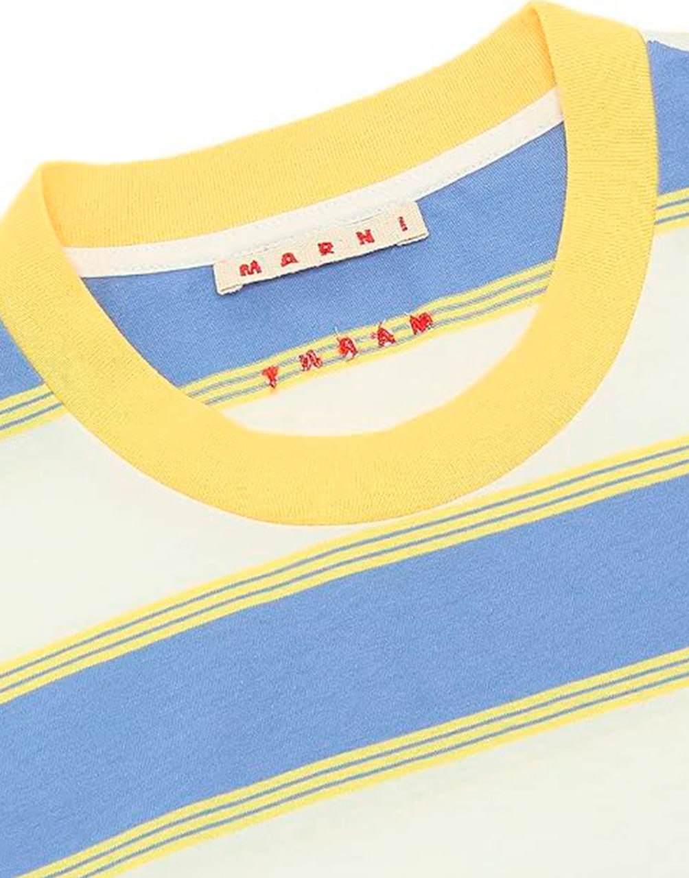 MARNI STRIPED CREW NECK SHORT SLEEVES