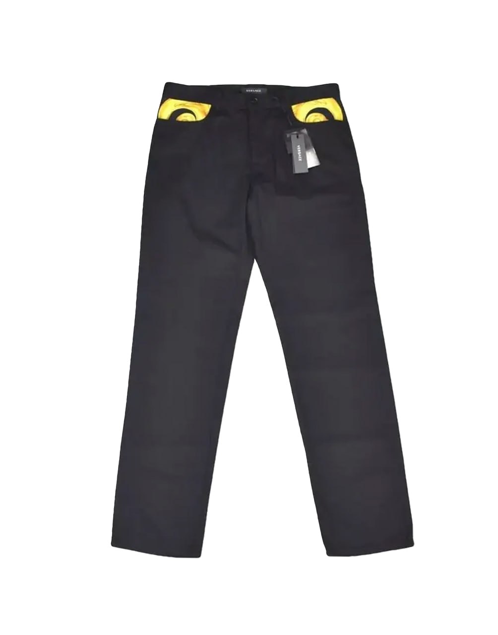 VERSACE STRAIGHT-LEGTROUSERS