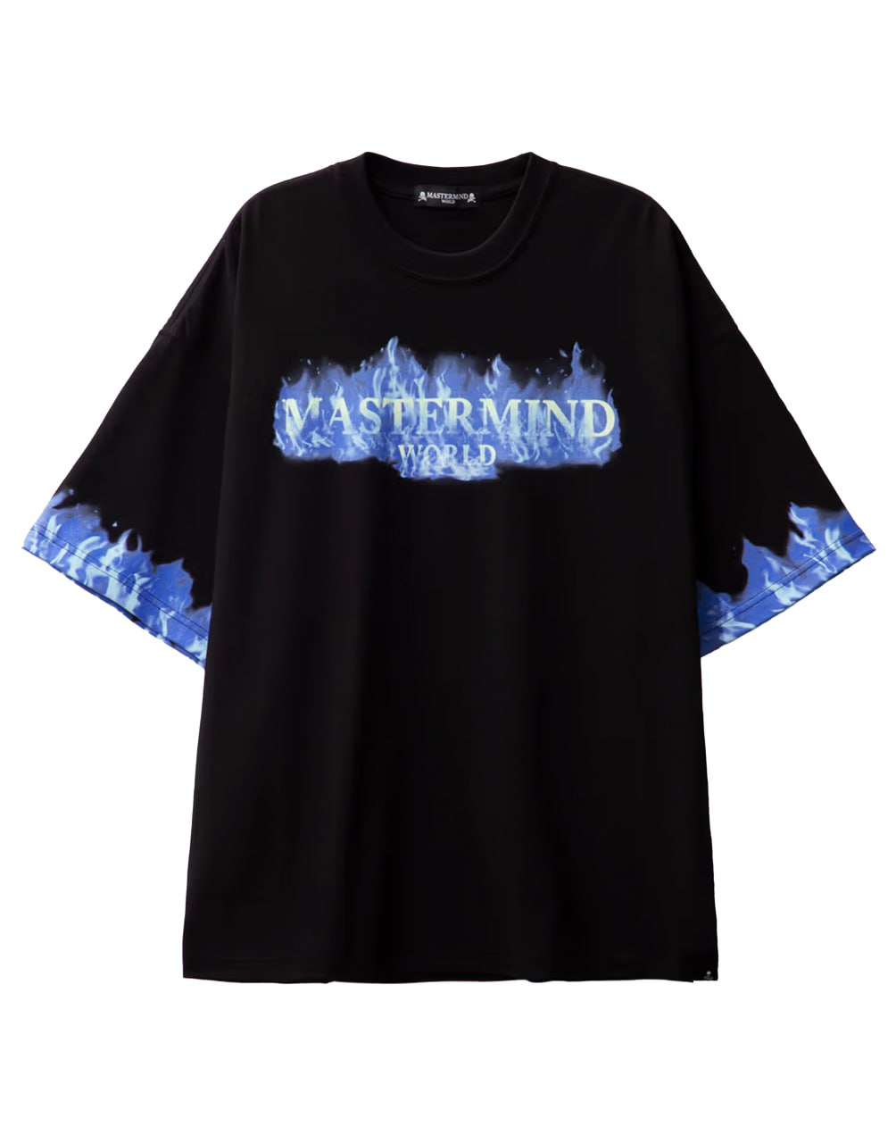 MASTERMIND WORLD MAN BLACK T-SHIRTS &amp; TANK TOPS_BLUE
