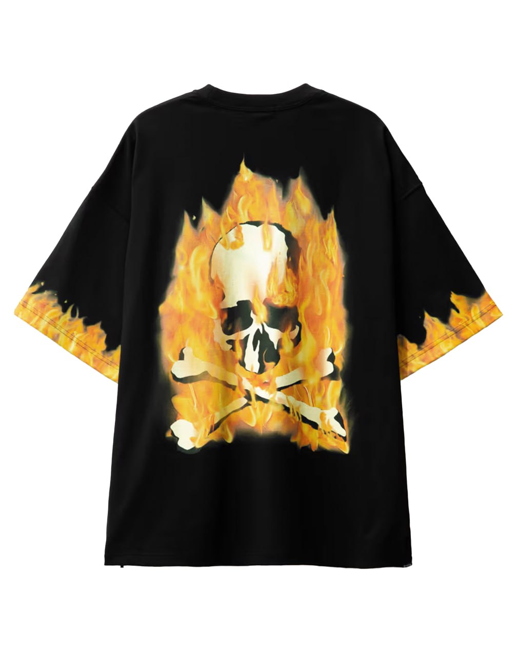 MASTERMIND WORLD MAN BLACK T-SHIRTS &amp; TANK TOPS_YELLOW