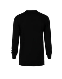 GIVENCHY BLACK LOGO WOOL SWEATER