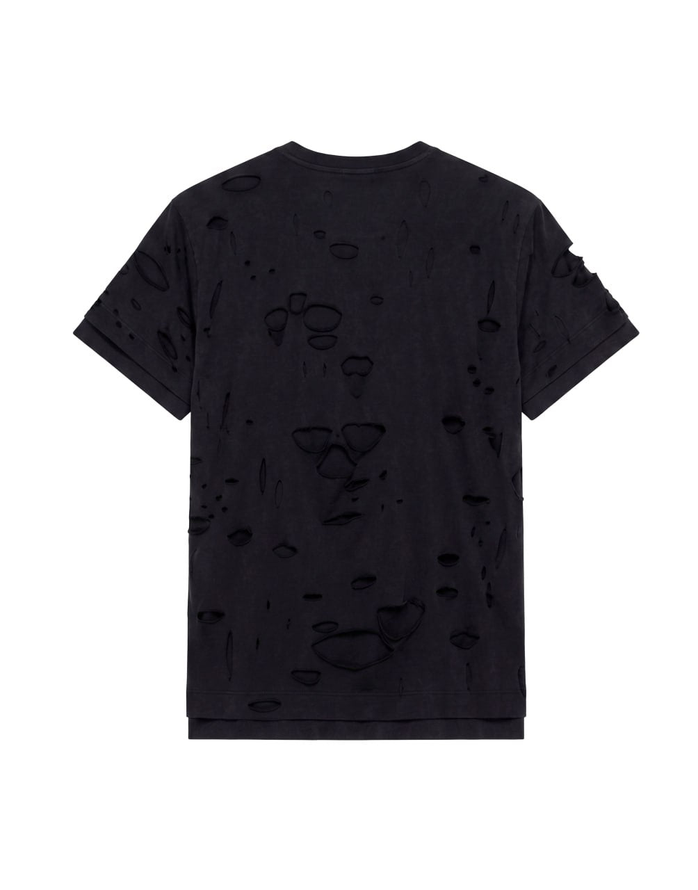 GIVENCHY LOGO DISTRESSED BLACK OVERSIZED FIT