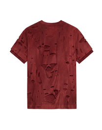 GIVENCHY LOGO DISTRESSED WHITE BOXYFIT