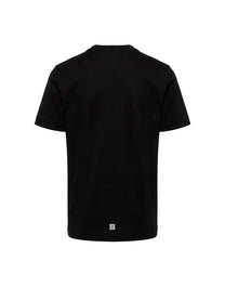 GIVENCHY DRAGON FLAMES DESIGN SLIM FIT T-SHIRT BLACK HOMBRE