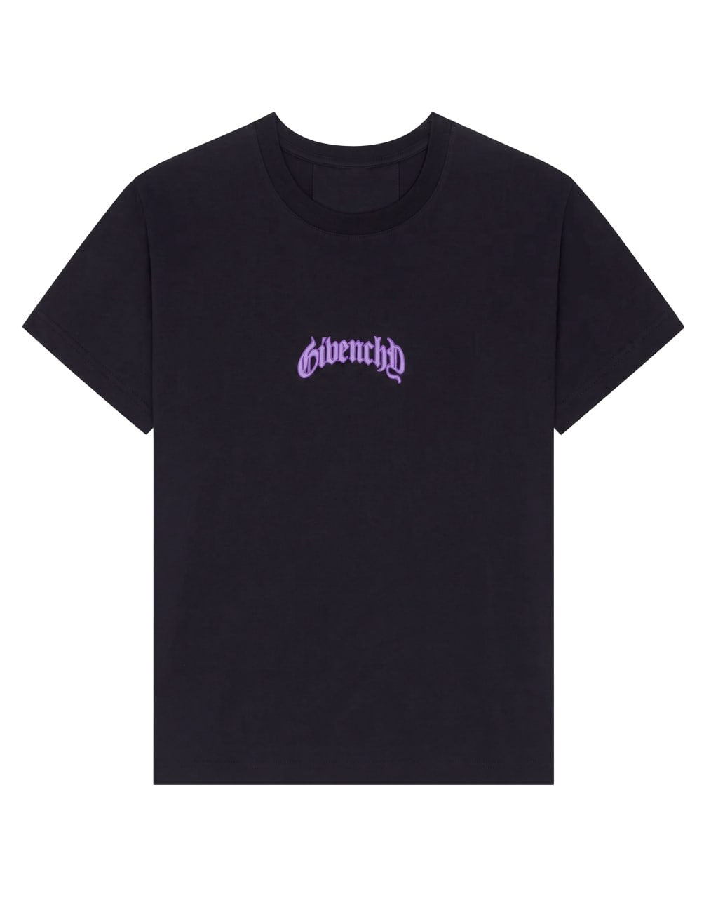 POSTER LOGO TEE BLACK PURPLE