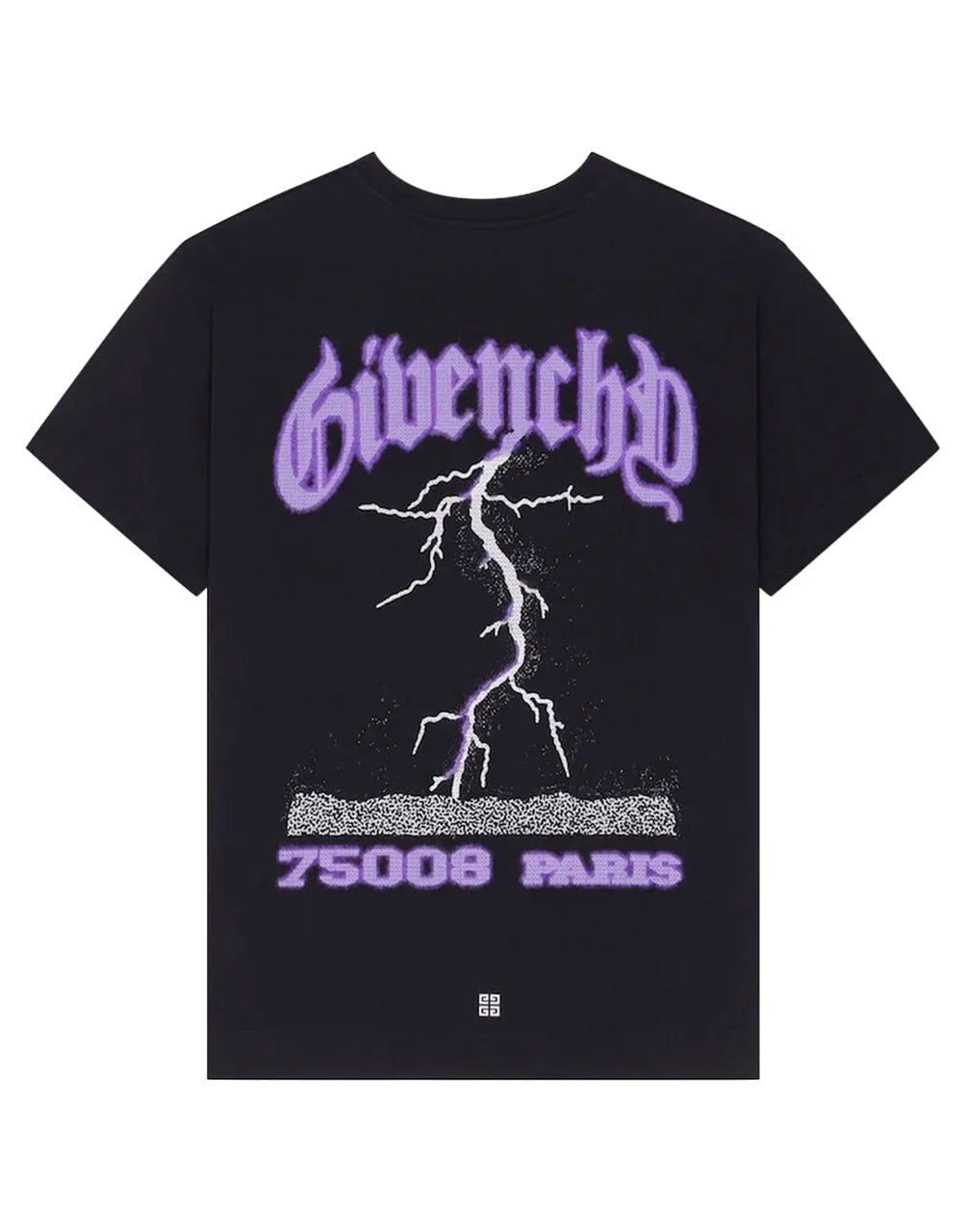 POSTER LOGO TEE BLACK PURPLE