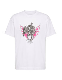 GIVENCHY SNAKE DRAGON LOGO T SHIRT