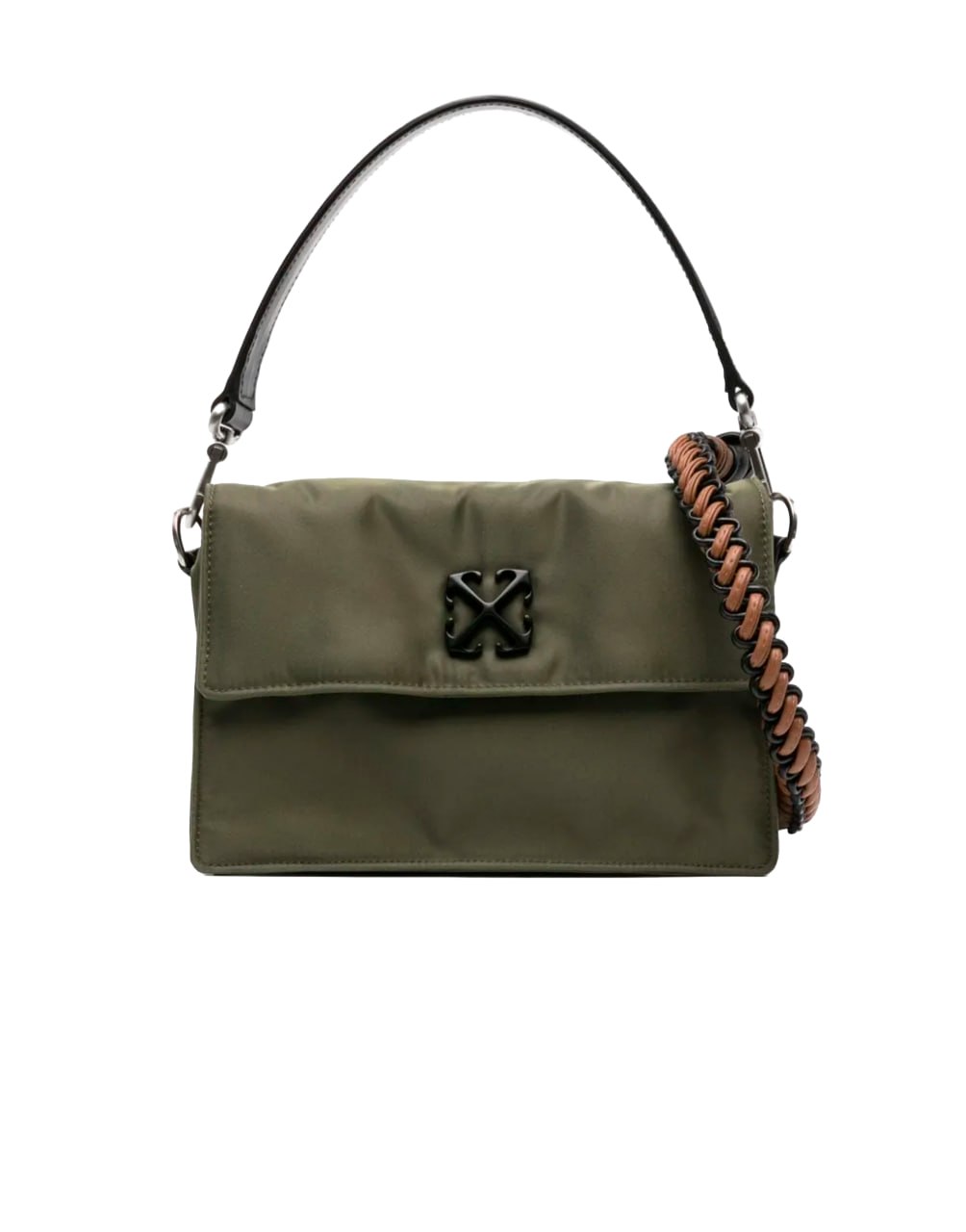 OFF-WHITE BOLSA DE HOMBRO JITNEY 40 | VERDE