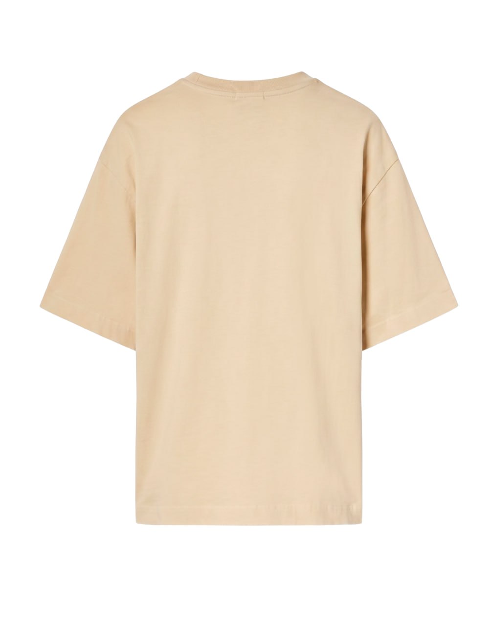 OFF-WHITE SCRIPT LOGO OPP OVER SKATE S/S TEE BEIGE HOMBRE