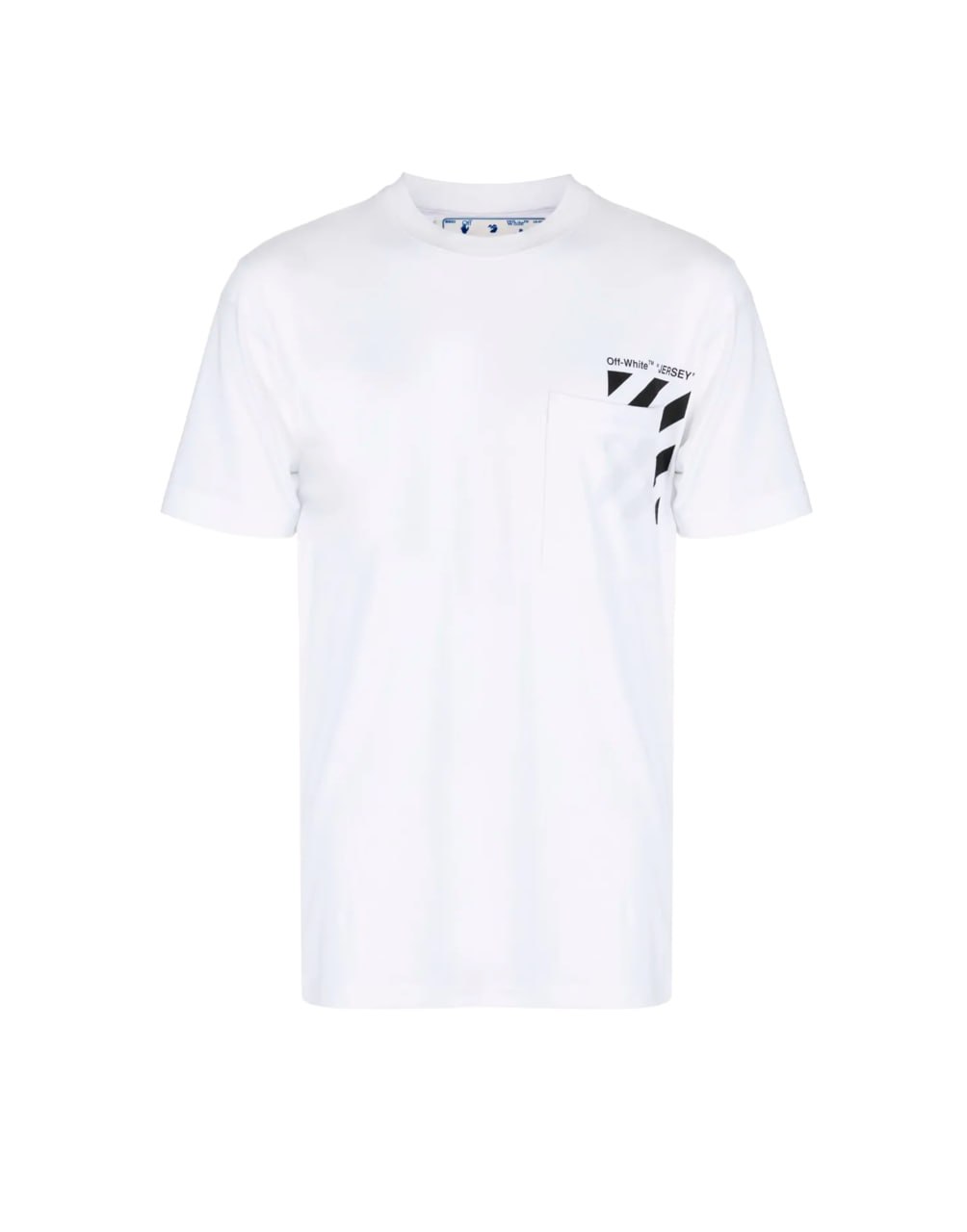 DIAGNOL POCKET TEE WHITE