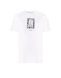 PAINT MIRROR SLIM TEE WHITE BLACK
