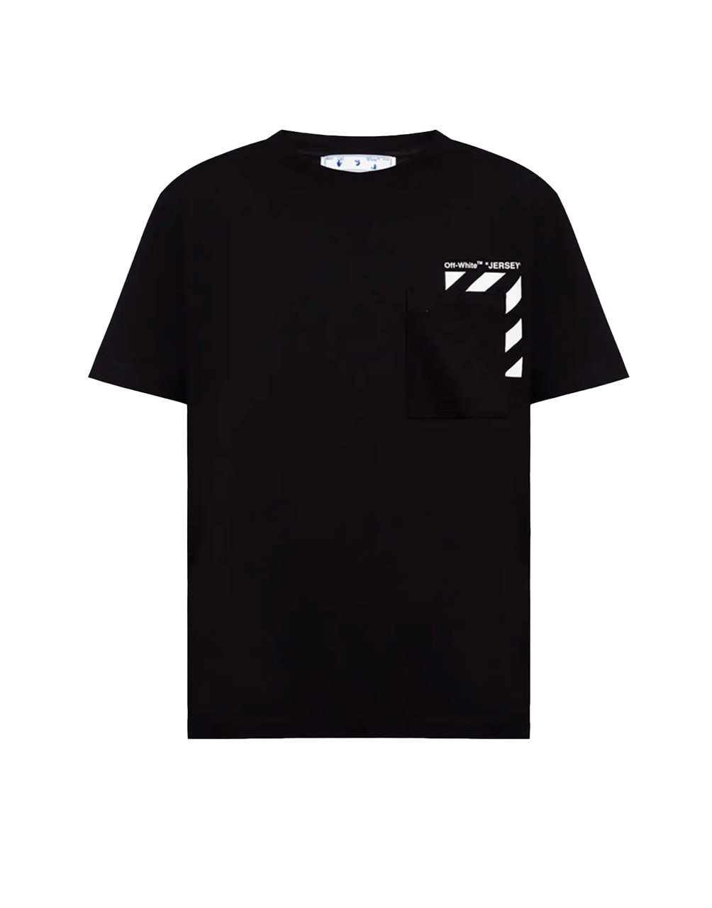 DIAGNOL POCKET TEE BLACK