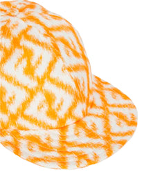 FENDI GORRA CON ESTAMPADO FF | BLANCO NARANJA