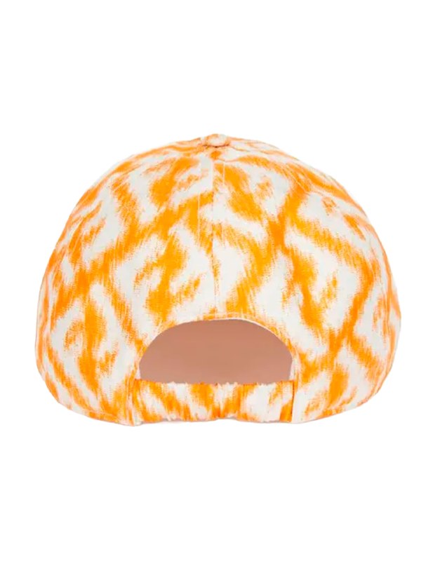 FENDI GORRA CON ESTAMPADO FF | BLANCO NARANJA