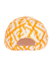 FENDI GORRA CON ESTAMPADO FF | BLANCO NARANJA