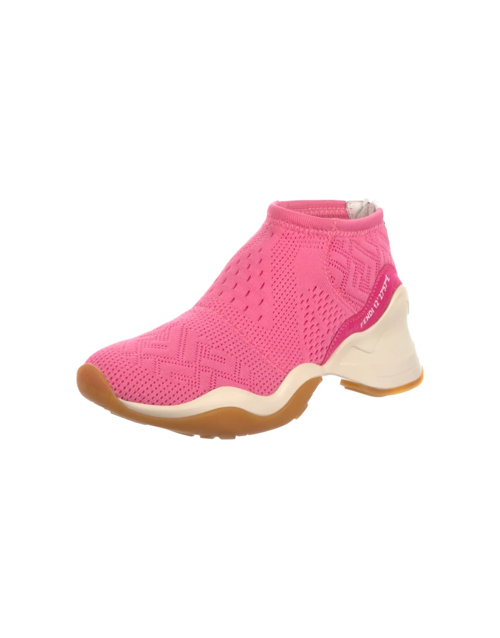 ZAPATILLA TIPO CALCETÍN DE PUNTO ROSA DE FENDI