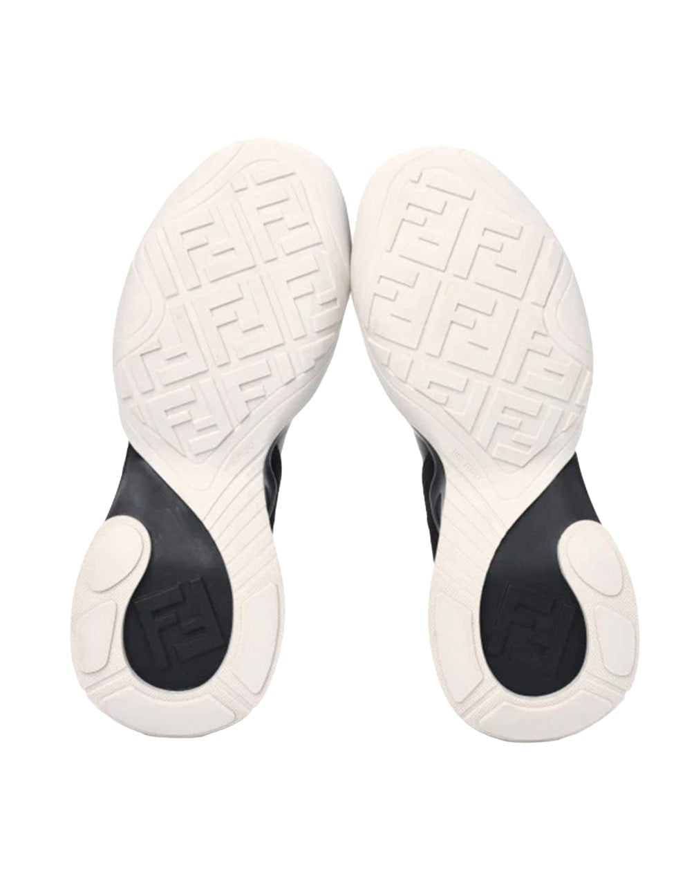 ZAPATILLAS FENDI FFLUID HIGH DE CHAROL NEGRO BRILLANTE