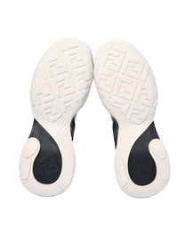 ZAPATILLAS FENDI FFLUID HIGH DE CHAROL NEGRO BRILLANTE