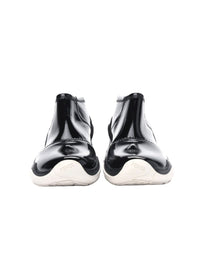 ZAPATILLAS FENDI FFLUID HIGH DE CHAROL NEGRO BRILLANTE