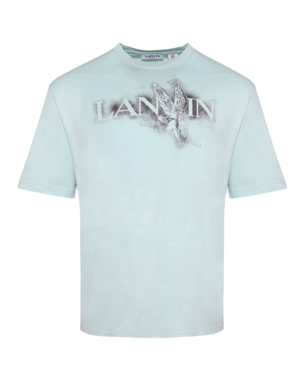 LANVIN X FUTURE CLASSIC EAGLE T SHIRT BLUE