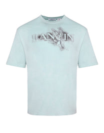 LANVIN X FUTURE CLASSIC EAGLE T SHIRT BLUE