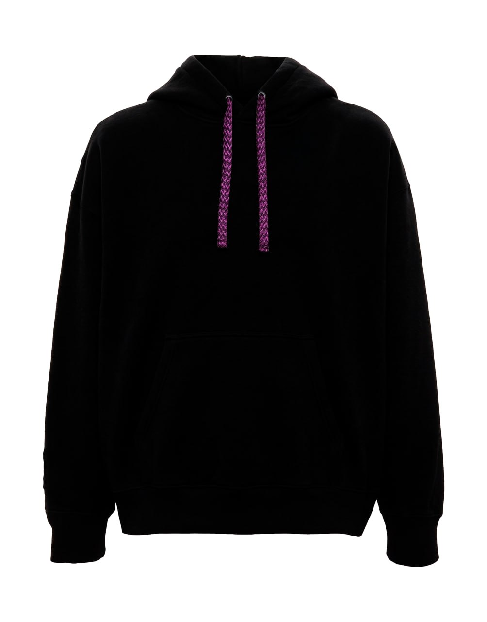 LANVIN OBERSIZED CURB HOODIE IN BLACK FOR MEN