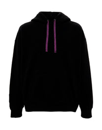 LANVIN OBERSIZED CURB HOODIE IN BLACK FOR MEN
