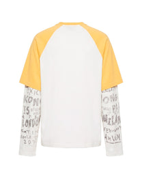 LANVIN UNISEX PRINTED LONG SLEEVE T SHIRT