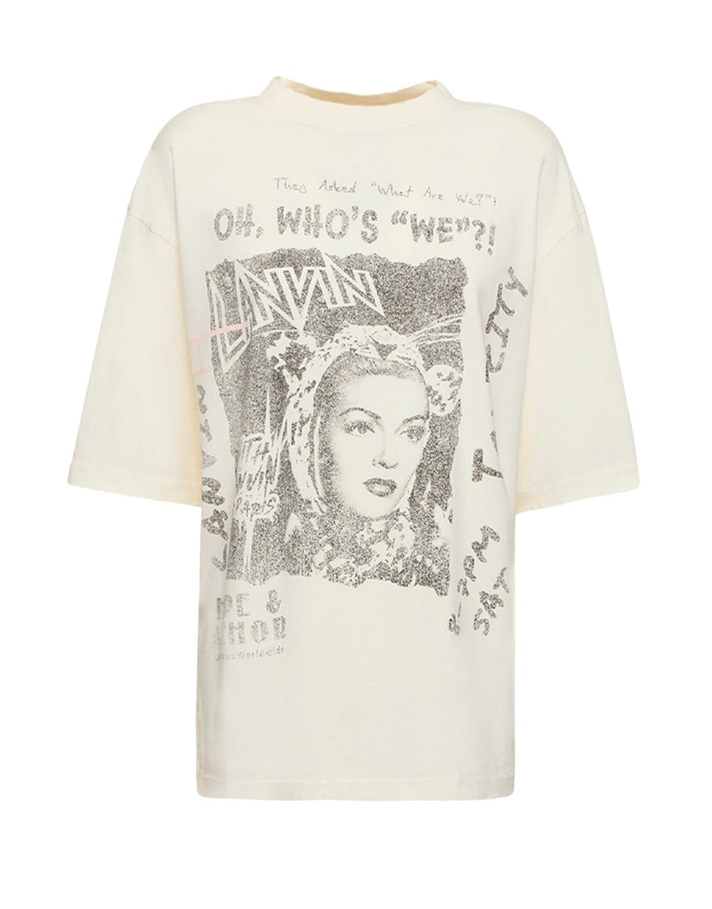 LANVIN UNISEX PRINTED T SHIRT