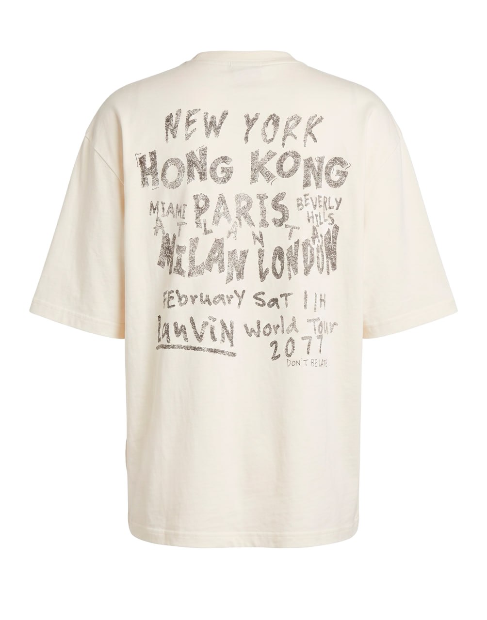 LANVIN UNISEX PRINTED T SHIRT