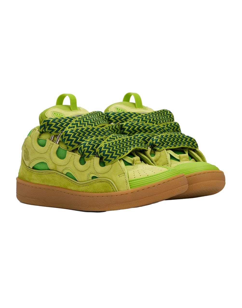 LANVIN CURB SNEAKER GUM GREEN