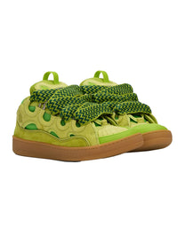 LANVIN CURB SNEAKER GUM GREEN