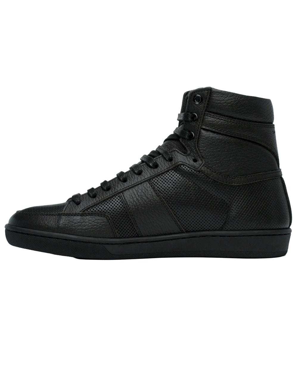 ZAPATILLAS DEPORTIVAS SAINT LAURENT COURT CLASSIC SL/10H DE PIEL NEGRA.