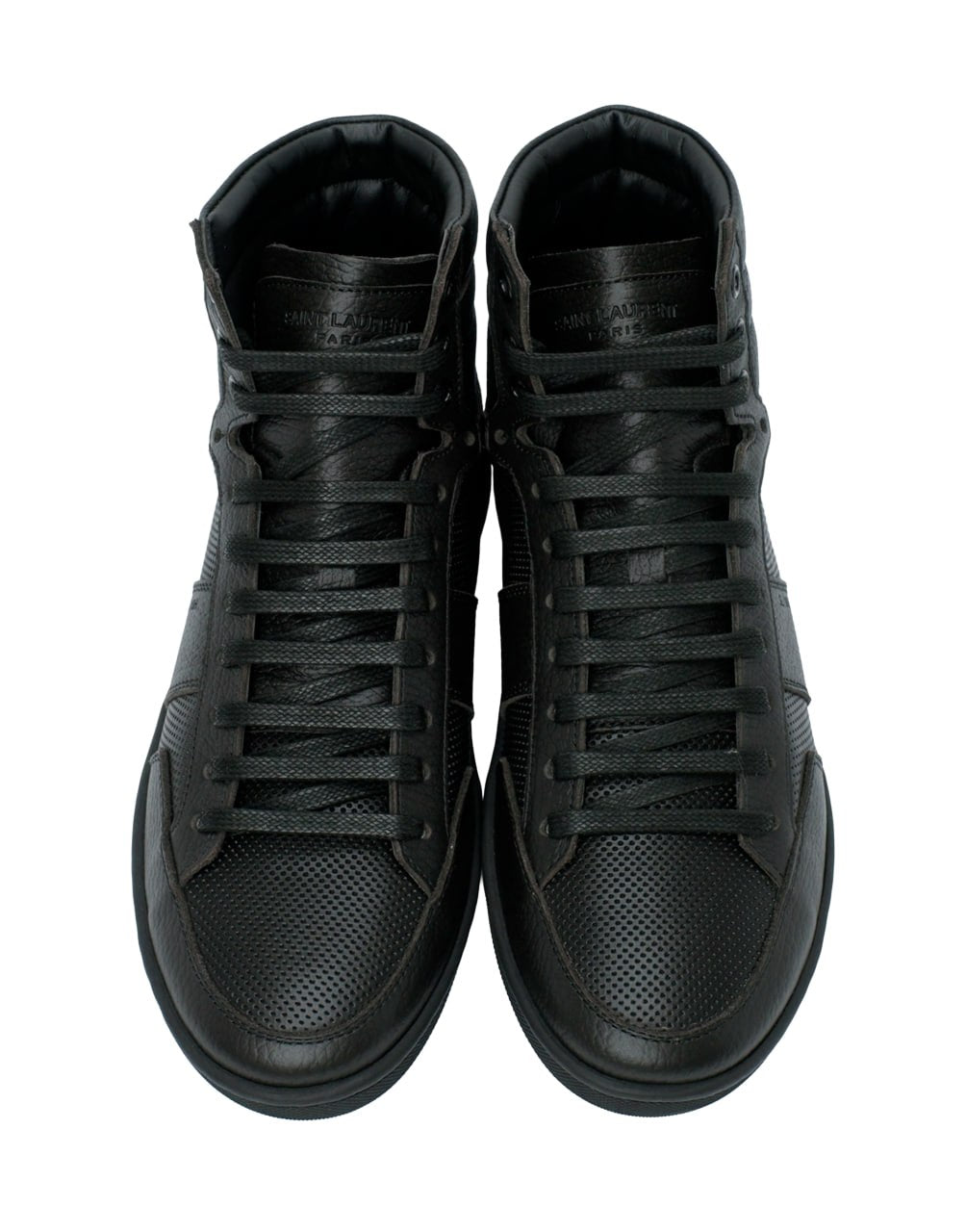 ZAPATILLAS DEPORTIVAS SAINT LAURENT COURT CLASSIC SL/10H DE PIEL NEGRA.
