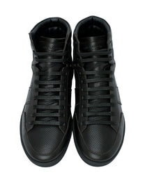 ZAPATILLAS DEPORTIVAS SAINT LAURENT COURT CLASSIC SL/10H DE PIEL NEGRA.