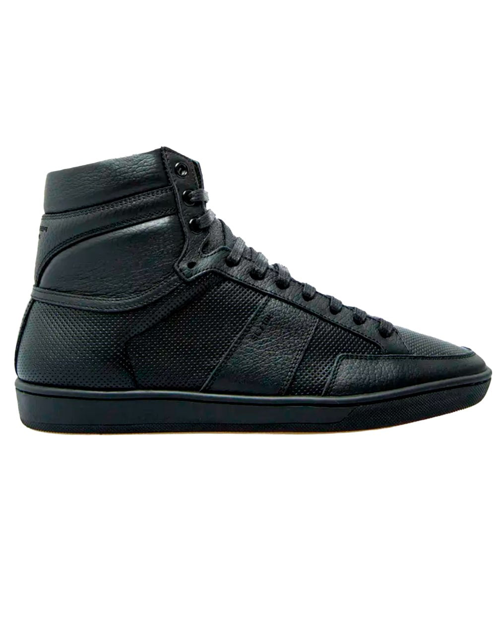ZAPATILLAS DEPORTIVAS SAINT LAURENT COURT CLASSIC SL/10H DE PIEL NEGRA.