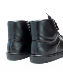 SAINT LAURENT COURT CLASSIC SL/10H HIGH 'BLACK' SNEAKER. TACHES