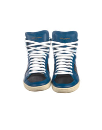 BUY SAINT LAURENT SL-10 HIGH TOP SNEAKER 'BLUE'