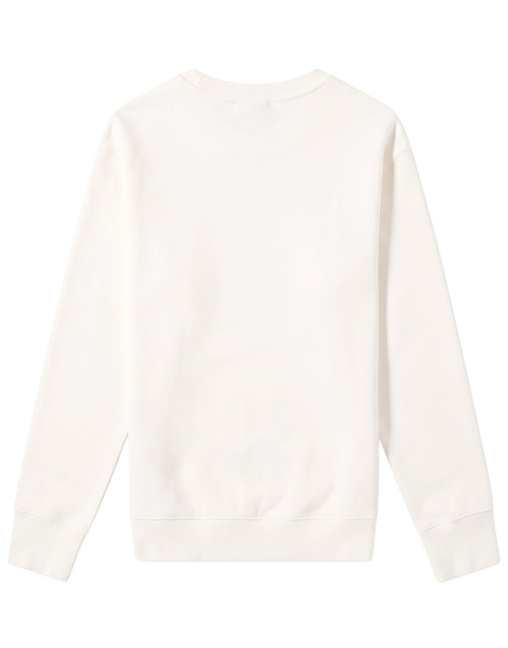GUCCI WHITE CREWNECK SWEATSHIRT WITH RED AND BLUE  LOGO PRINT