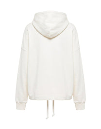 GUCCI HOODIE WITH LOGO TRIANGLE DESIGN