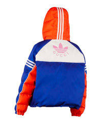 BOMBER HEAVY NYLON CANVAS W/FEA/LEA ORGANGE/MIX