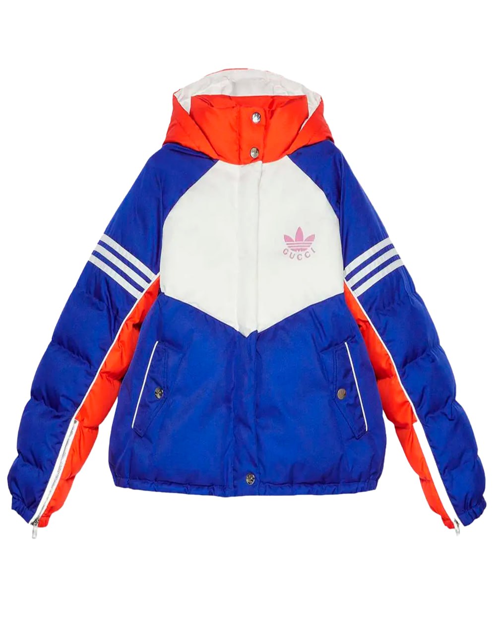 BOMBER HEAVY NYLON CANVAS W/FEA/LEA ORGANGE/MIX