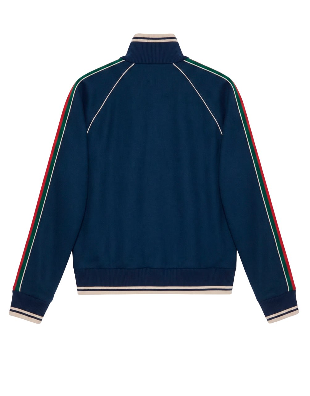 GUCCI GG TECHNICAL JERSEY TRACK JACKET 'NAVY/RED