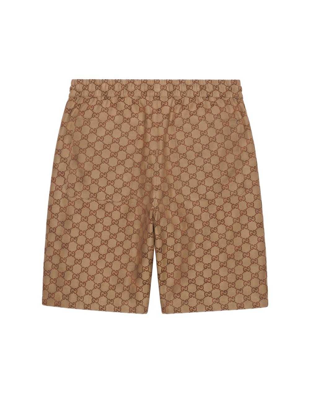 GOLDEN GUCCI SHORTS GOLDEN GG LOGO