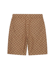 GOLDEN GUCCI SHORTS GOLDEN GG LOGO