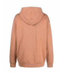 HOODIE GUCCI SWEATSHIRT LOGO MULTICOLOR BROWN