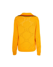 PERFORATED GG COTTON SWEATER