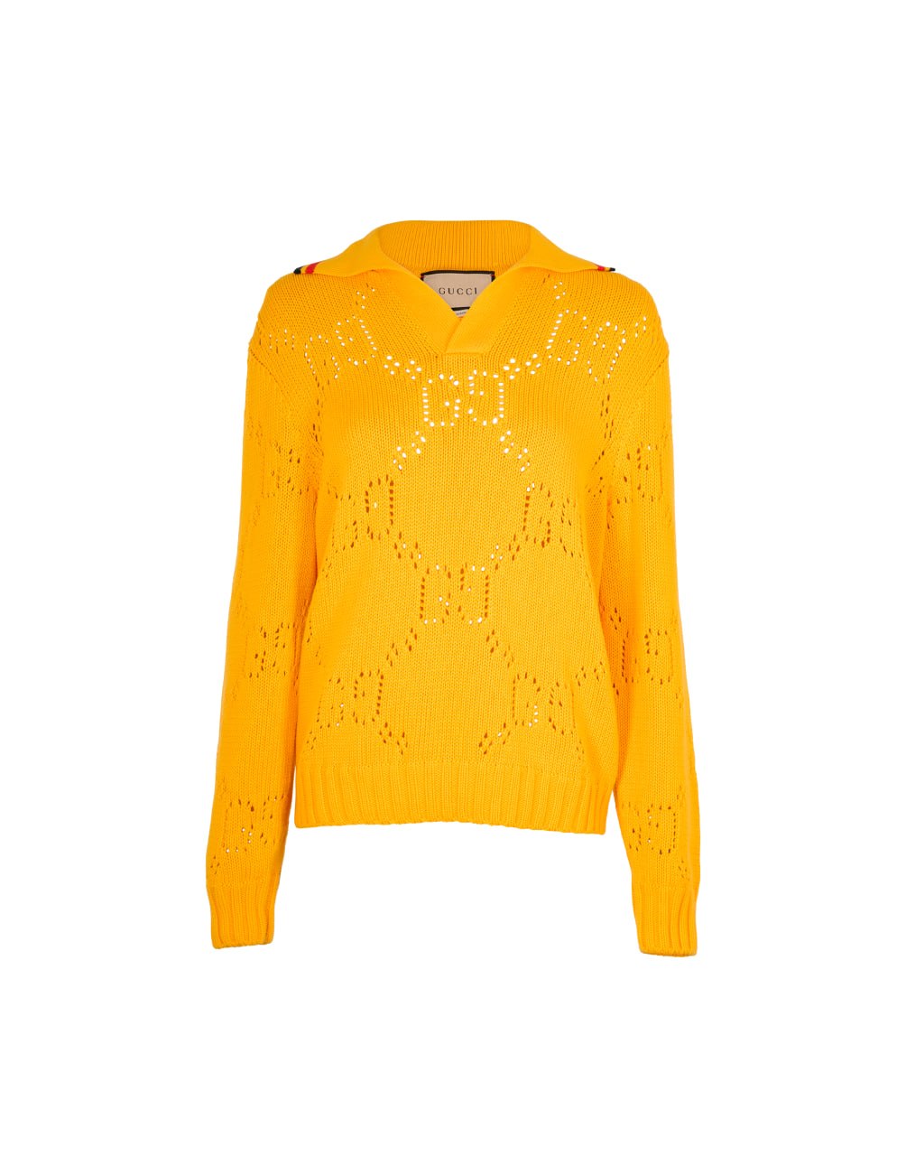 PERFORATED GG COTTON SWEATER