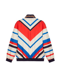 GUCCI SPW BLOUSON ROPES AND DIAGONAL ON TW PRT D.BLUE/MULTICOLOR/MC